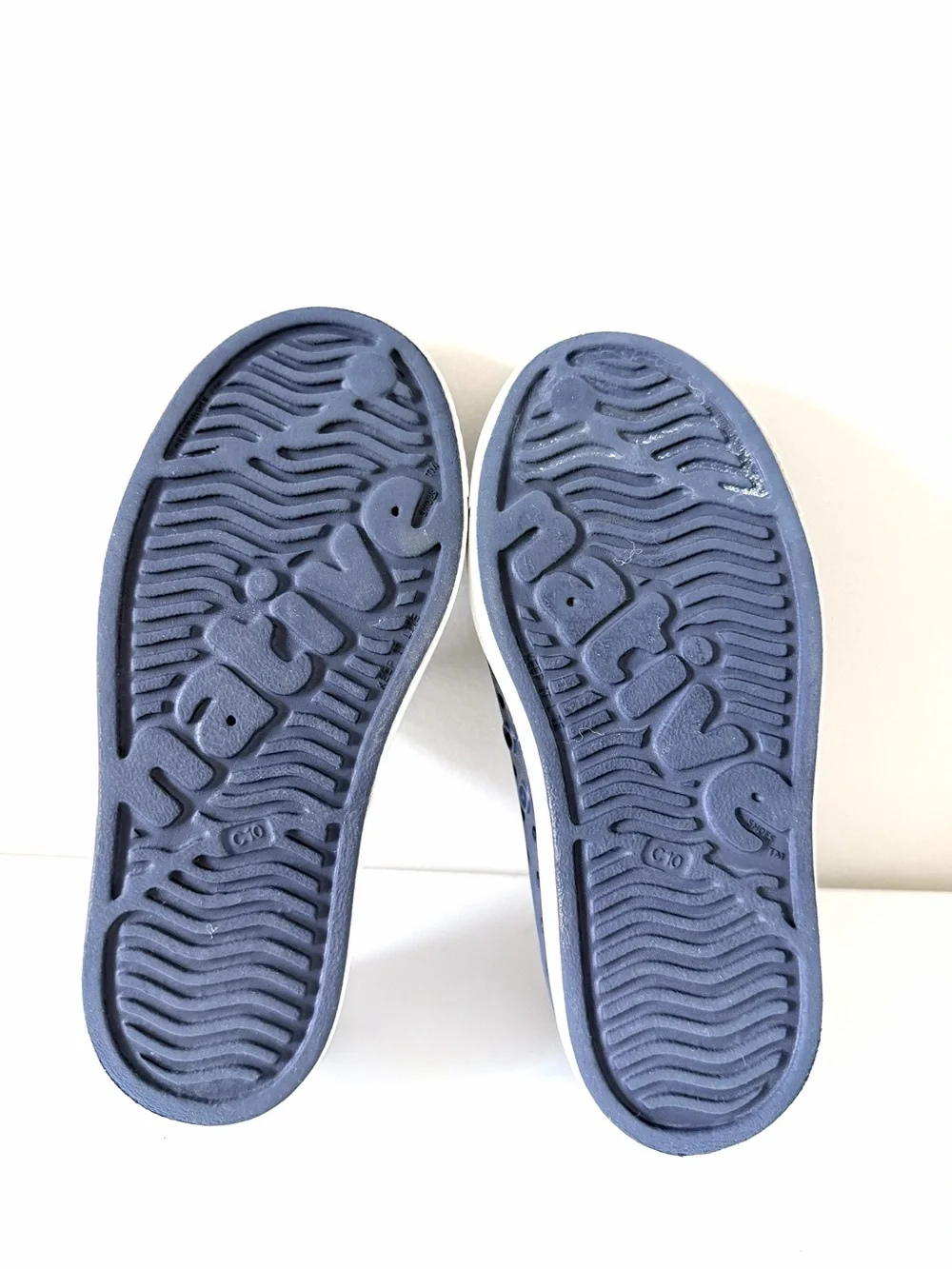 Native Jefferson Slip-Ons by Native in Light Blue and White Size 10